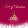 Merry Christmas greeting card