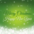 Merry Christmas greeting card