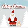 Merry Christmas greeting card