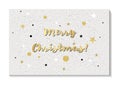 Merry christmas greeting cards design.