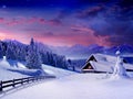 Winter scene Royalty Free Stock Photo