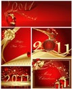 Merry Christmas and Happy New Year Royalty Free Stock Photo