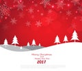 Merry Christmas and Happy New Year background