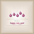 Merry Christmas and Happy New Year Background, vector Royalty Free Stock Photo