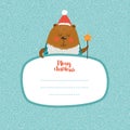 Merry Christmas and Happy New year card Royalty Free Stock Photo