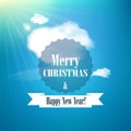 Merry Christmas and Happy New Year card