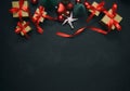 Merry Christmas and happy new year concept, Closeup Christmasball  with bokeh, Xmas holiday background Royalty Free Stock Photo