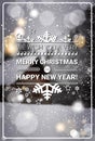 Merry Christmas And Happy New Year Concept Winter Holidays Greeting Card Over Transparent Forest Background