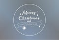 Merry Christmas and Happy new year Everyone, Vintage Background With Typography and Elements Royalty Free Stock Photo