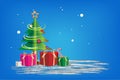 Merry Christmas and Happy new year festival concept. Royalty Free Stock Photo