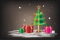 Merry Christmas and Happy new year festival concept. Royalty Free Stock Photo