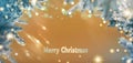 Merry Christmas and happy new year 2022 greeting card with bokeh lights and stars Royalty Free Stock Photo