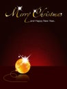 Merry Christmas-Happy New Year illustration Royalty Free Stock Photo