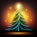 Merry Christmas Happy New Year Logo Merry Christmas Background. Royalty Free Stock Photo