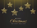 Merry Christmas and Happy new year banner Royalty Free Stock Photo