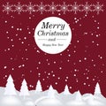 Merry Christmas and Happy New Year Royalty Free Stock Photo