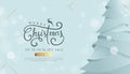 Merry Christmas and Happy New Year sale banner background with paper art and craft style. Royalty Free Stock Photo