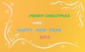 Merry christmas and happy new year 2013 Royalty Free Stock Photo