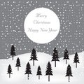 Merry Christmas and Happy New Year Royalty Free Stock Photo