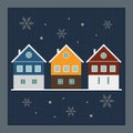 Merry Christmas And Happy New Year Real Estate Card