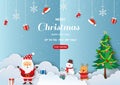 Merry Christmas and Happy new year sale background for discount promotion,flyers,banner,brochure,webside or card Royalty Free Stock Photo