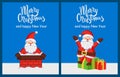 Merry Christmas and Happy New Year Santa Claus Royalty Free Stock Photo