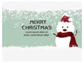 Merry Christmas and Happy New Year,Snowman,greeting card decoration,invitation card for holidays,cartoon art design background cop