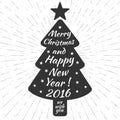 Merry Christmas and Happy New Year! Royalty Free Stock Photo