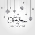 Merry Christmas and Happy New Year vector Background Xmas design