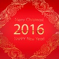 Merry Christmas and happy new year. Royalty Free Stock Photo