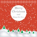 Merry Christmas and Happy New Year Royalty Free Stock Photo