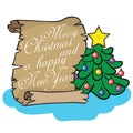 Merry christmas and a happy new year Royalty Free Stock Photo