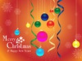 Merry christmas & happy new years background Royalty Free Stock Photo
