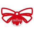 Merry Christmas - Holiday decoration design for letters or gifts.