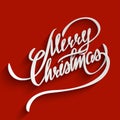 Merry Christmas lettering Greeting Card