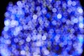 Merry christmas lights blue Royalty Free Stock Photo