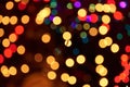 Merry christmas lights decoration bokeh Royalty Free Stock Photo