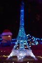 Merry christmas lights paris Royalty Free Stock Photo