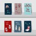 Merry Christmas mini cards-2017-Christmas warm wish theme