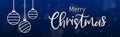 Merry christmas, new year bokeh background, web template - Vector Royalty Free Stock Photo