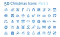 Merry Christmas, new year flat line icons. Gifts, winter sports, presents,skiing, hockey, snowboard, snowball game, snow