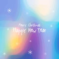 Merry Christmas, New year greeting card. Decorative abstract background.