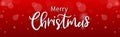 Merry christmas, new year red bokeh background, web template - Vector Royalty Free Stock Photo