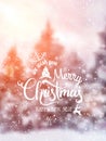 Merry Christmas and New Year typographical on holidays backgrounMerry Christmas and New Year typographical on holidays background Royalty Free Stock Photo