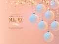 Christmas Party Banner Royalty Free Stock Photo