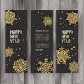 Merry Christmas Party Poster. Vector illustration EPS10 Royalty Free Stock Photo