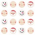 Merry christmas pattern background,gingerbread pattern,happy holiday illustration