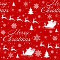 Merry Christmas pattern seamless