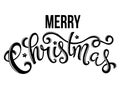 Merry Christmas poster Royalty Free Stock Photo