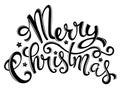 Merry Christmas poster Royalty Free Stock Photo